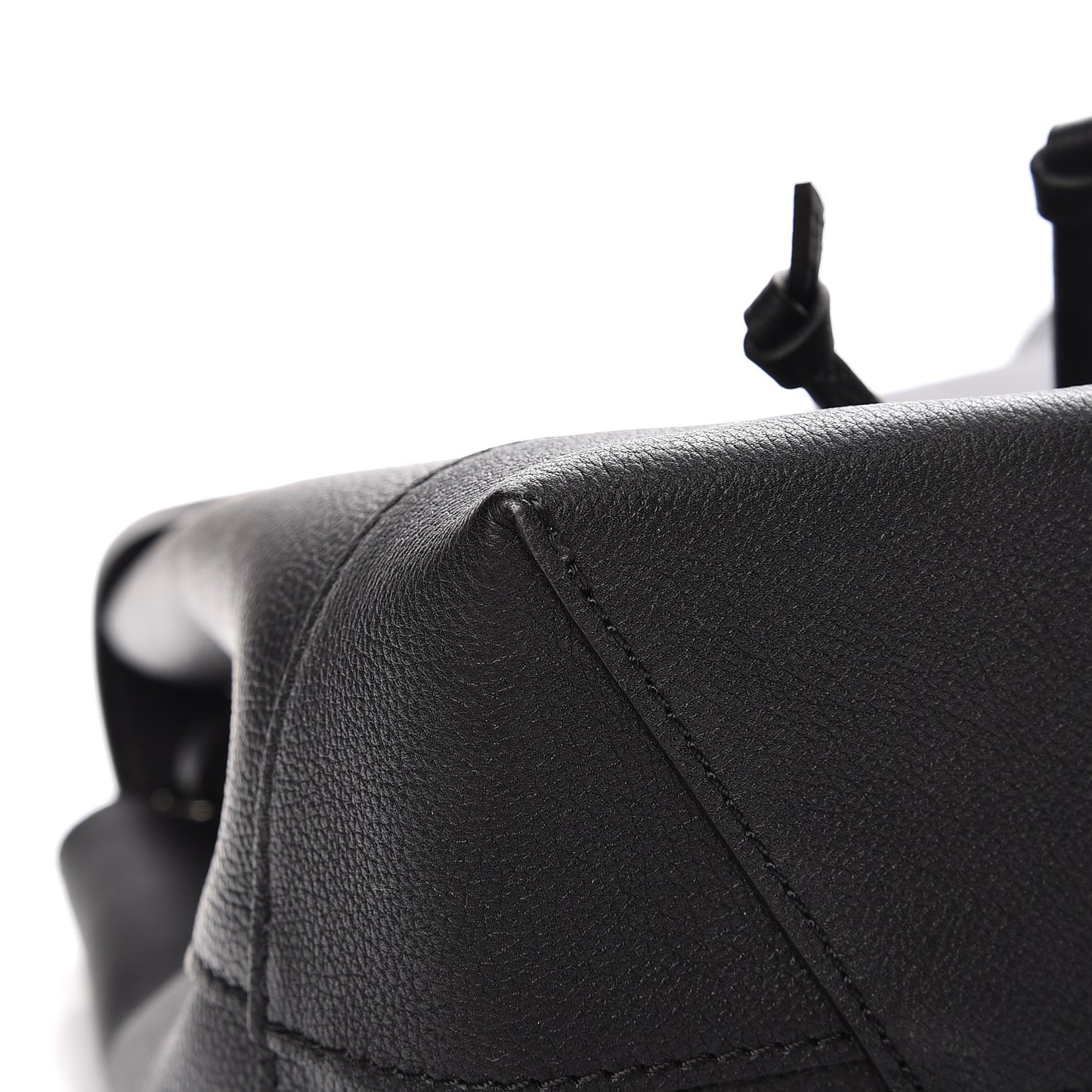 Calfskin Lockme Backpack Black