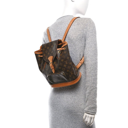 Louis Vuitton Monogram Montsouris MM Backpack 2 of 9