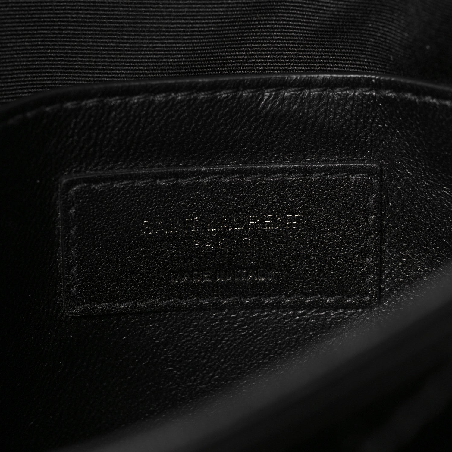 Saint Laurent Crinkled Lambskin Matelasse Monogram Baby Niki Chain Satchel Black 6 of 8