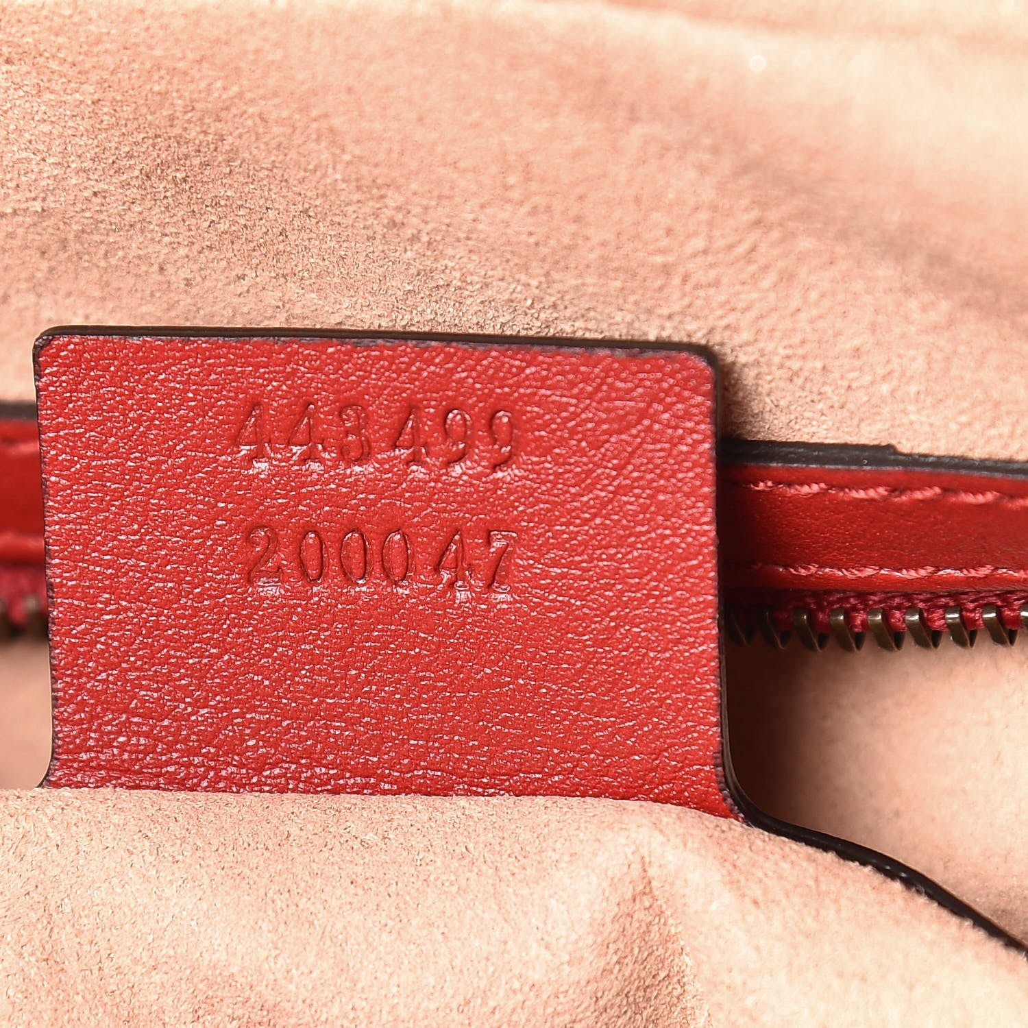 Gucci Calfskin Matelasse Medium GG Marmont Chain Shoulder Bag Hibiscus Red 9 of 11