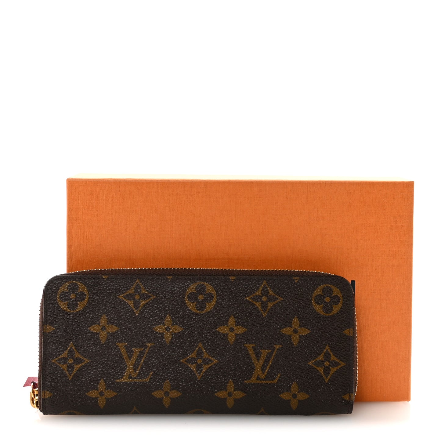 Monogram Clemence Wallet Fuchsia