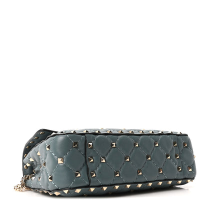 Valentino Garavani Nappa Small Rockstud Spike Shoulder Bag Sarcelle 4 of 9