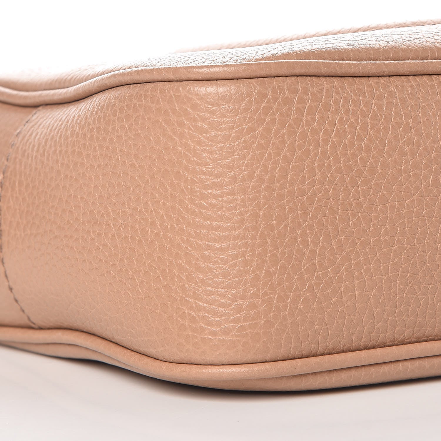 Gucci Pebbled Calfskin Small Soho Disco Bag Rose Beige 8 of 9
