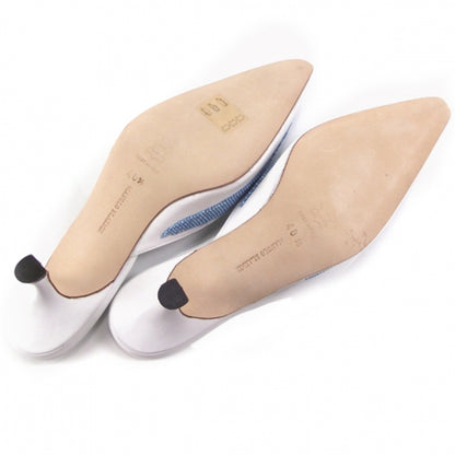 FASHIONPHILE MANOLOBLAHNIKNativeFeatherBeadedHeels 5 of 7