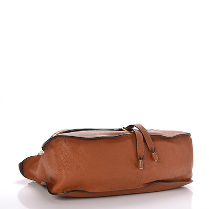Chloe Calfskin Large Marcie Satchel Tan 4 of 7
