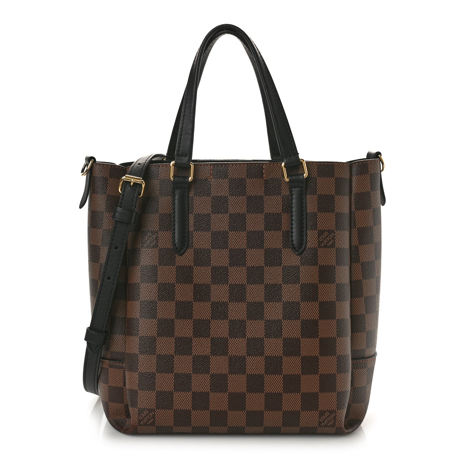 Louis Vuitton Damier Ebene Belmont PM Black 1 of 10