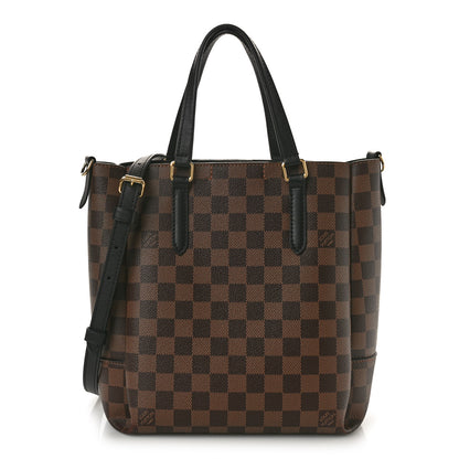 Louis Vuitton Damier Ebene Belmont PM Black 1 of 10
