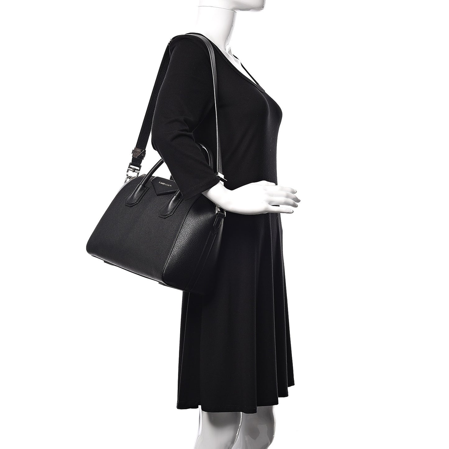 Sugar Goatskin Small Antigona Black