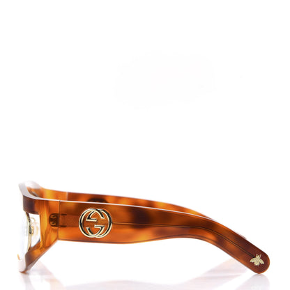 Gucci Oval Sunglasses GG0233S Tortoiseshell Gold 3 of 8
