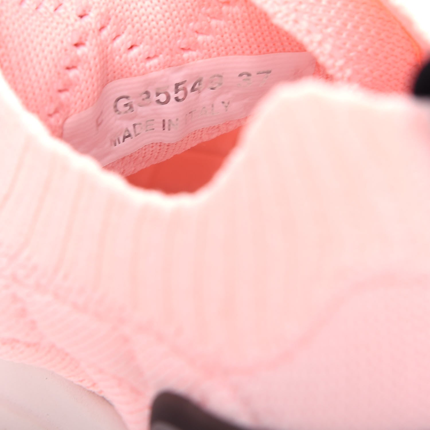Chanel Mixed Fibers Quilted Womens CC Sneakers 37 Light Pink 9 of 10
