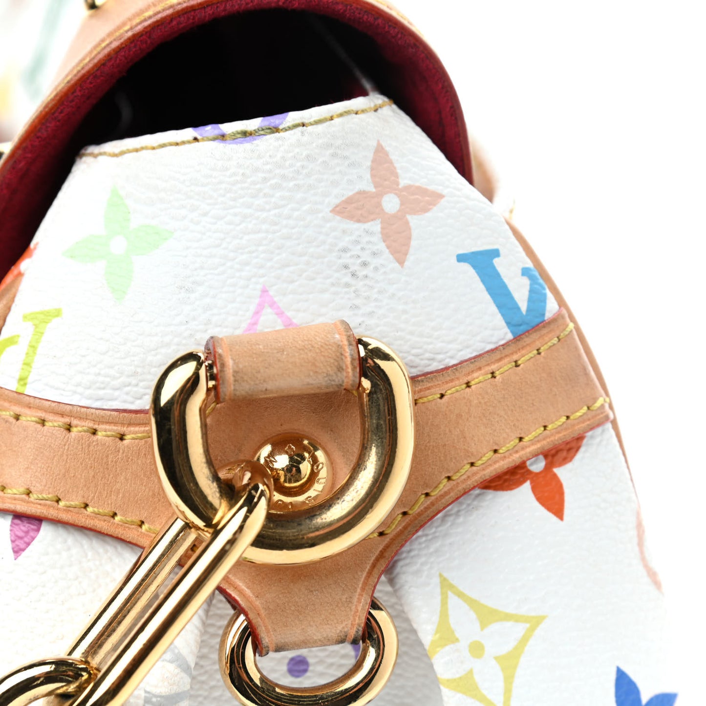 Monogram Multicolor Beverly MM White