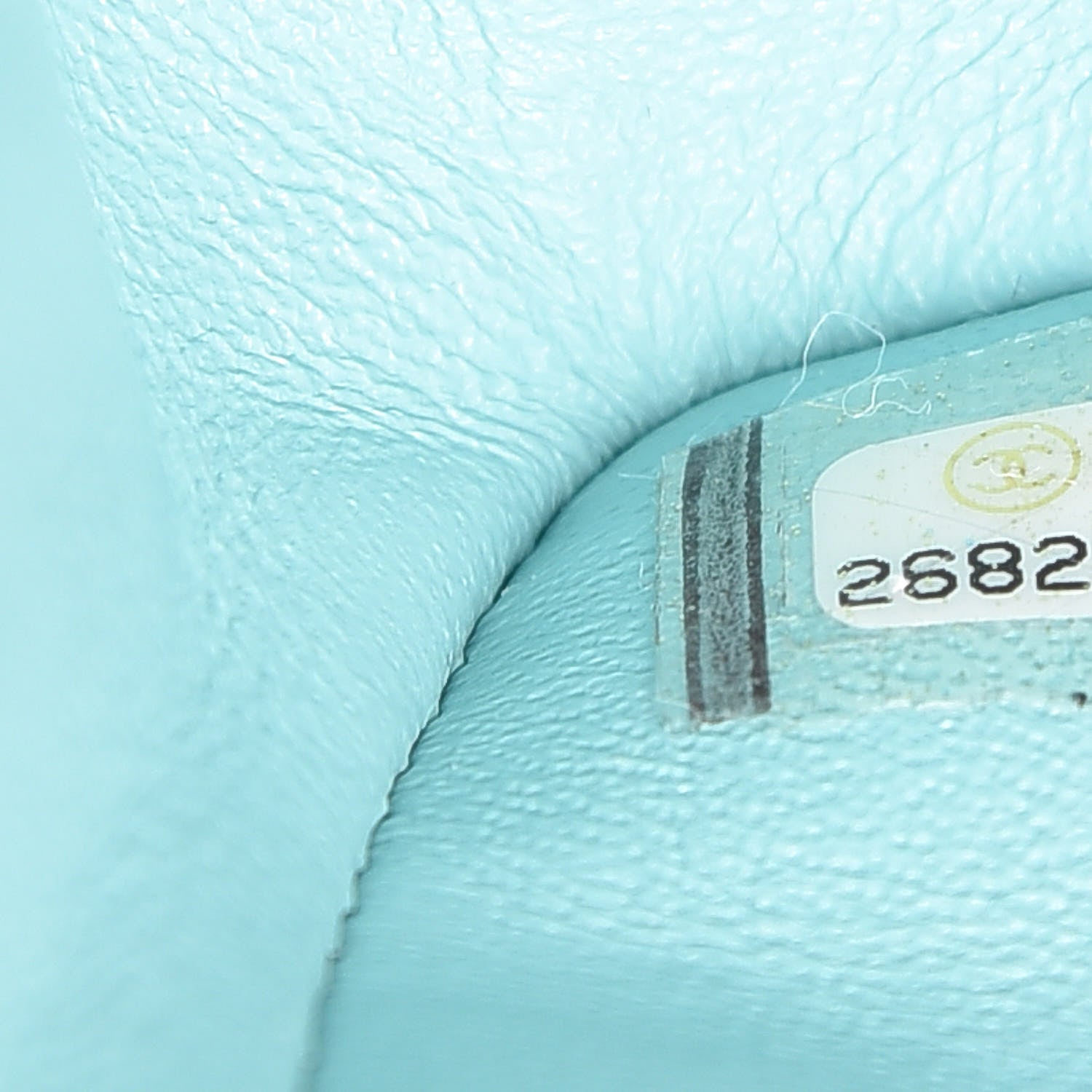 Chanel Caviar Quilted Medium Double Flap Light Blue 7 of 10
