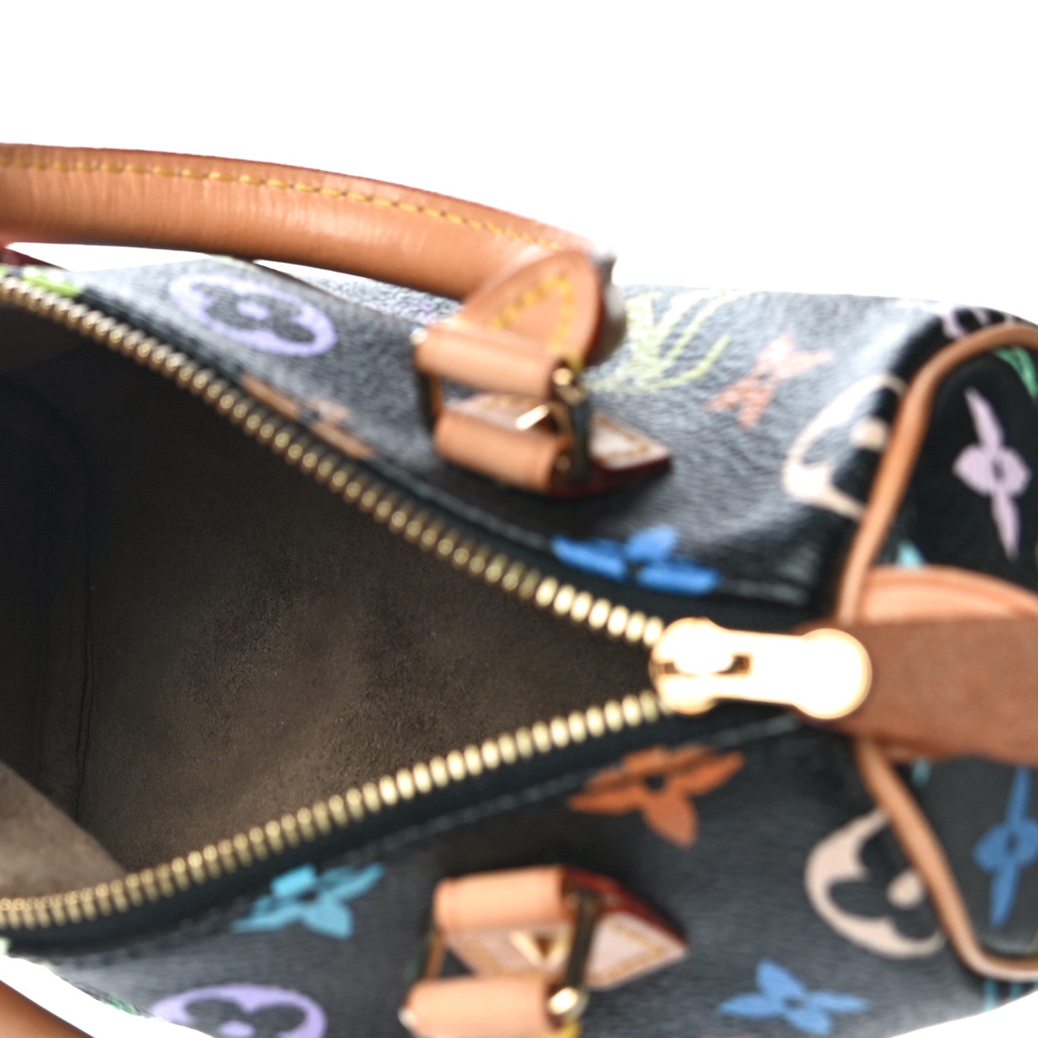 Louis Vuitton Monogram Multicolor Mini Sac HL Speedy Black 5 of 8
