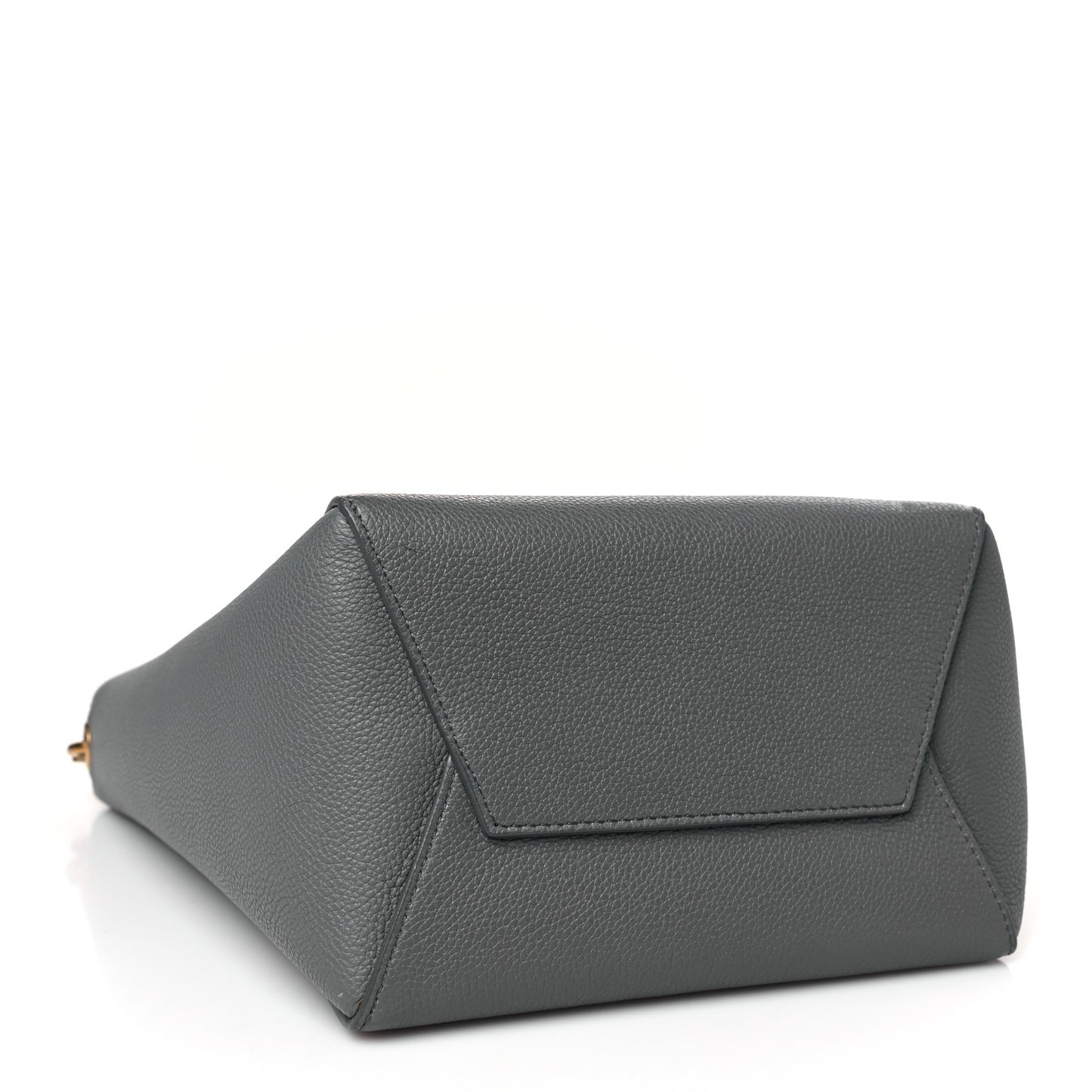 Soft Grained Calfskin Small Sangle Bucket Bag Kohl