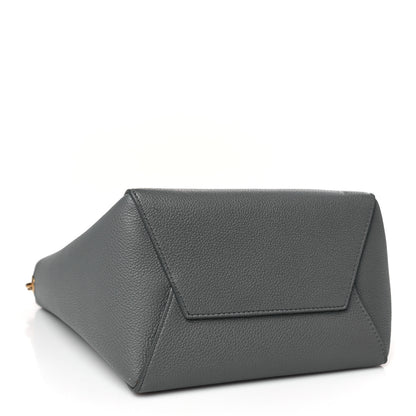 Celine Soft Grained Calfskin Small Sangle Bucket Bag Kohl 4 of 8