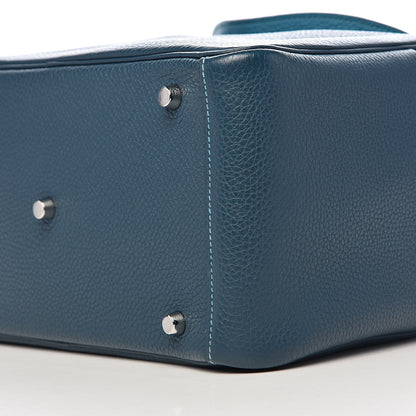 Hermes Taurillon Clemence Lindy 30 Colvert Turquoise 10 of 11