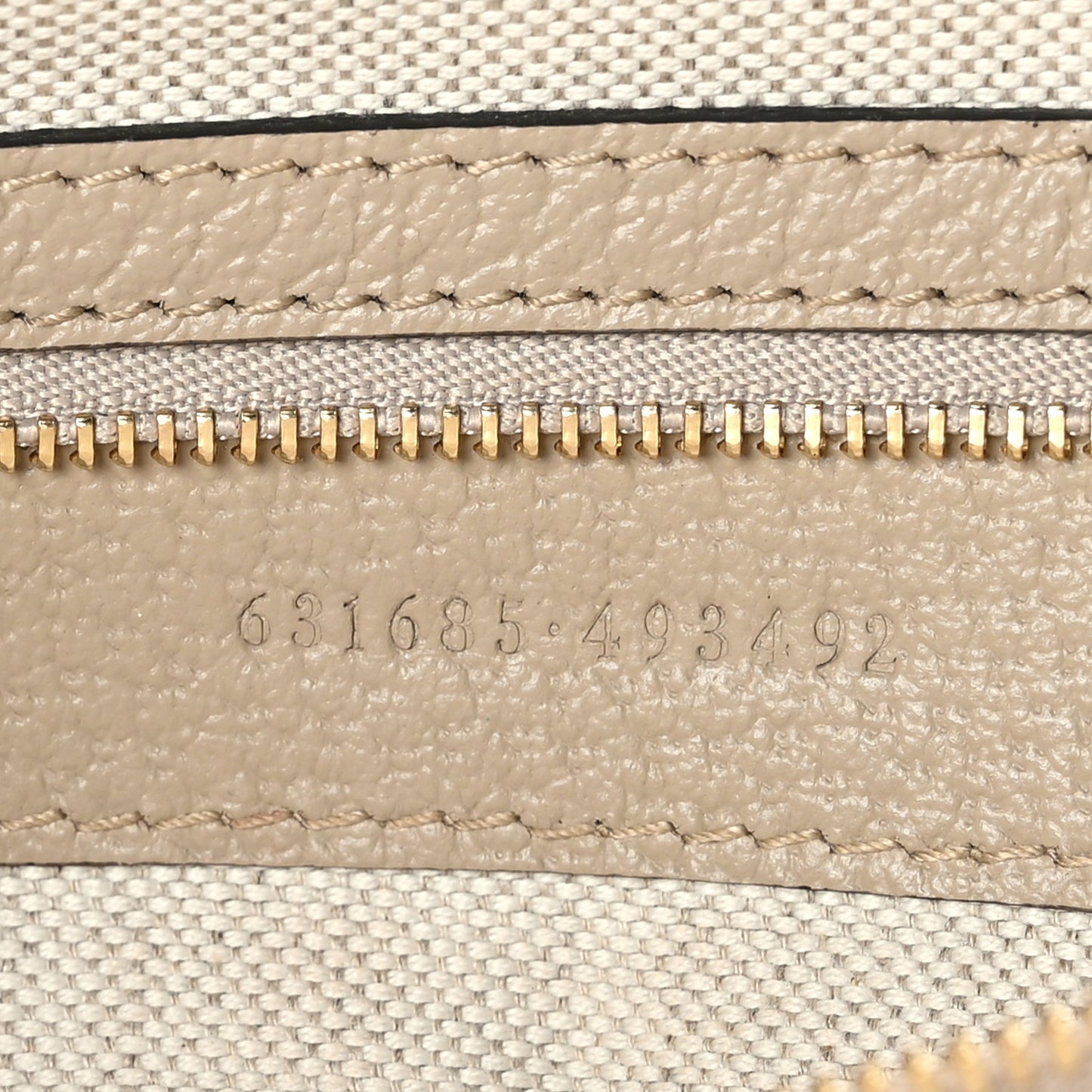 GG Supreme Monogram Textured Dollar Calfskin Web Medium Ophidia Shopping Tote Beige Mystic White Oatmeal