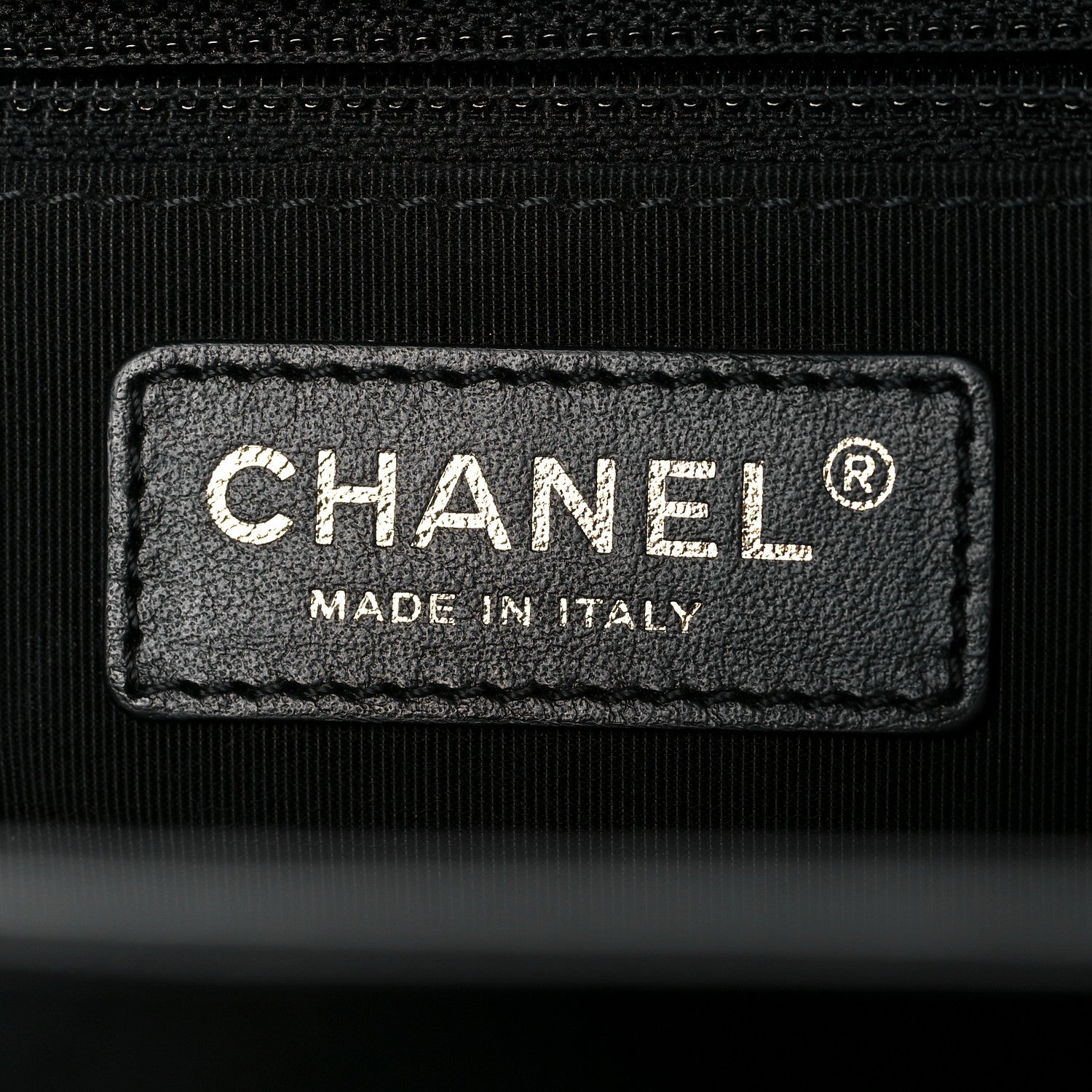 Chanel Bullskin Stitched Small Shopping Tote Black 6 of 10
