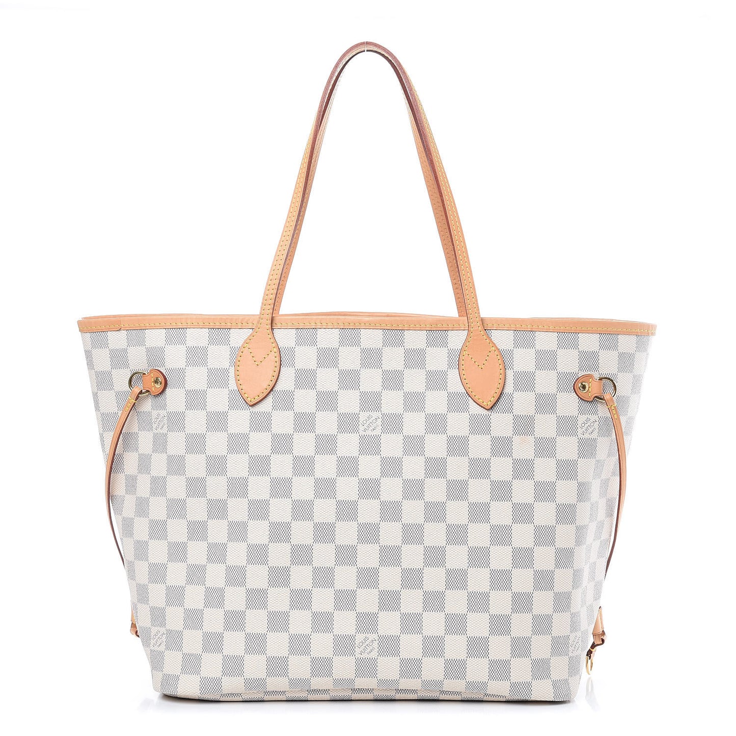 Damier Azur Neo Neverfull MM Rose Ballerine