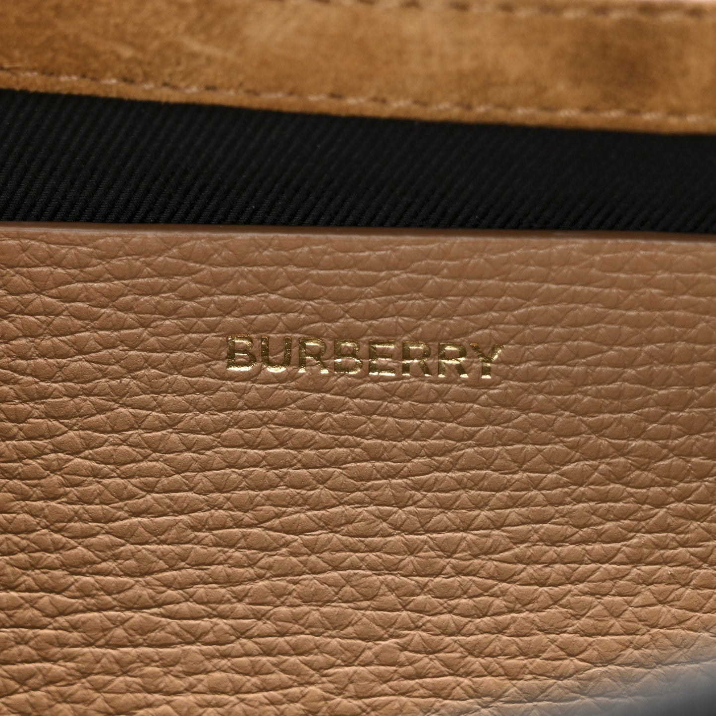 Derby Calfskin House Check Baby Macken Crossbody Bag Camel