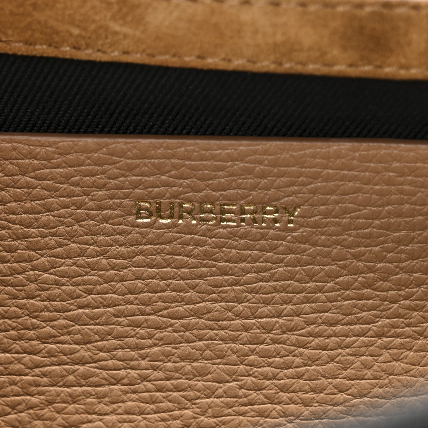 Burberry Derby Calfskin House Check Baby Macken Crossbody Bag Camel 6 of 9