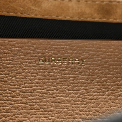 Burberry Derby Calfskin House Check Baby Macken Crossbody Bag Camel 6 of 9