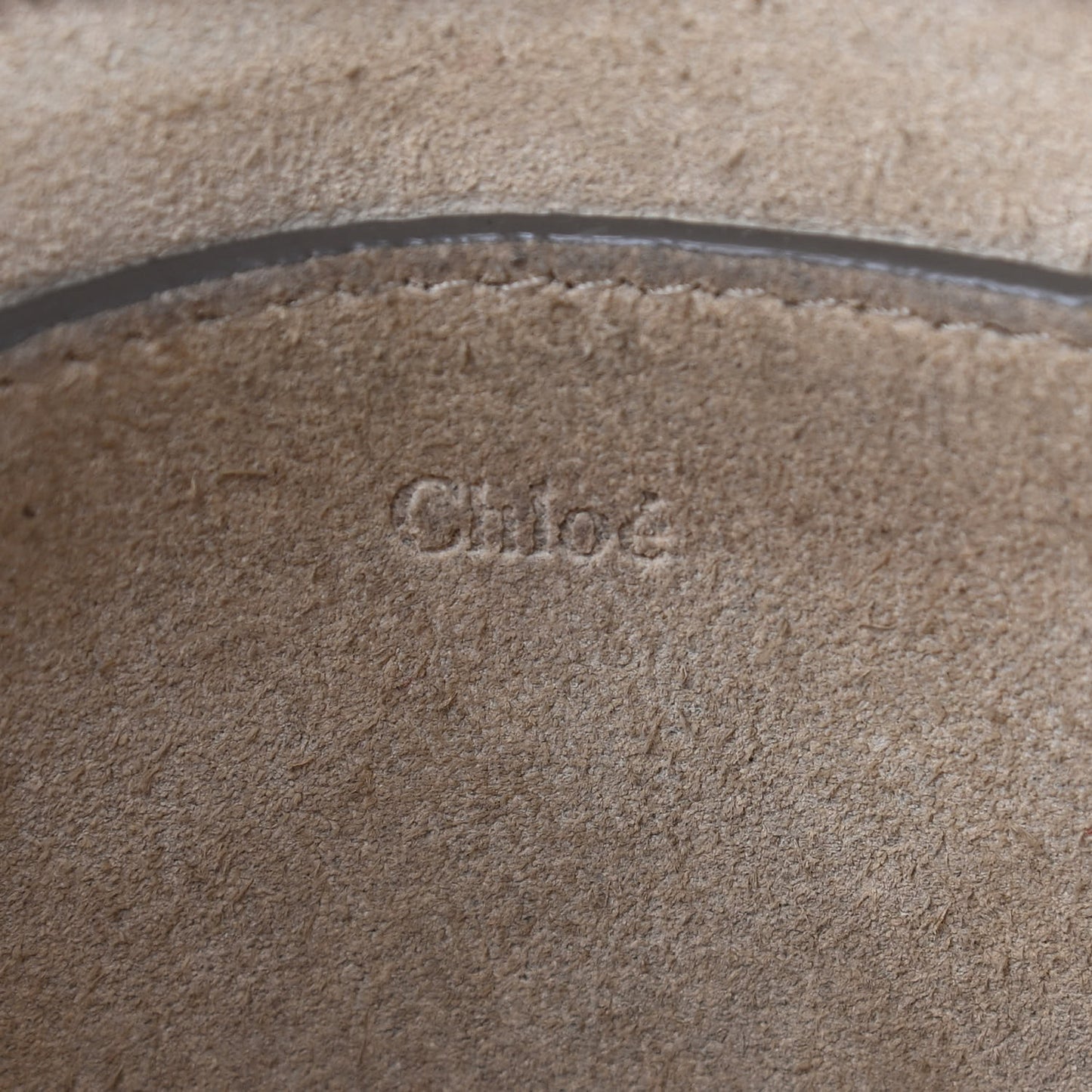 Calfskin Suede Mini Pixie Signature Belt Bag Motty Grey