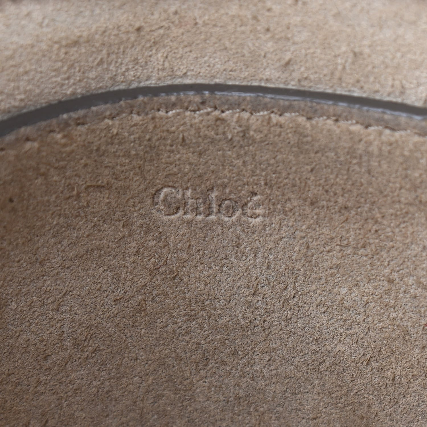 Chloe Calfskin Suede Mini Pixie Signature Belt Bag Motty Grey 7 of 8