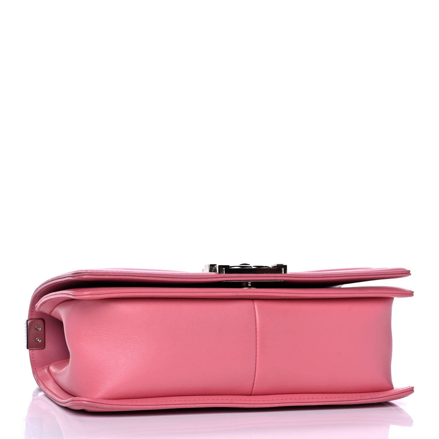 Chanel Calfskin Chevron Quilted Medium Boy Flap Pink 4 of 13