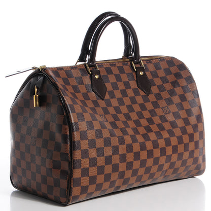 Louis Vuitton Damier Ebene Speedy 35 3 of 8