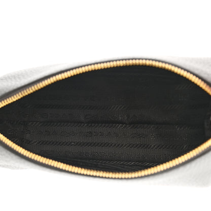 Prada Vitello Daino Cosmetic Pouch Argilla 5 of 7