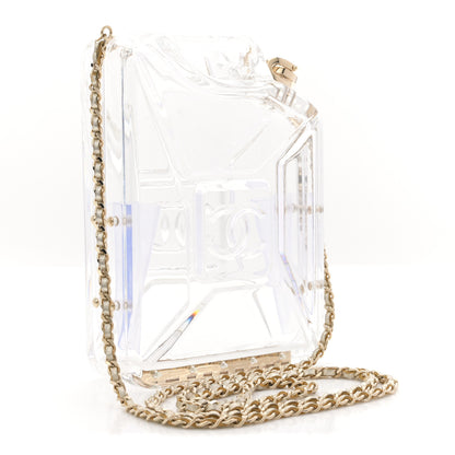 Chanel Plexiglass Dubai by Night Gas Tank Clutch 3 of 10