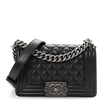 Chanel Caviar Quilted Small Boy Flap Black 1 of 10