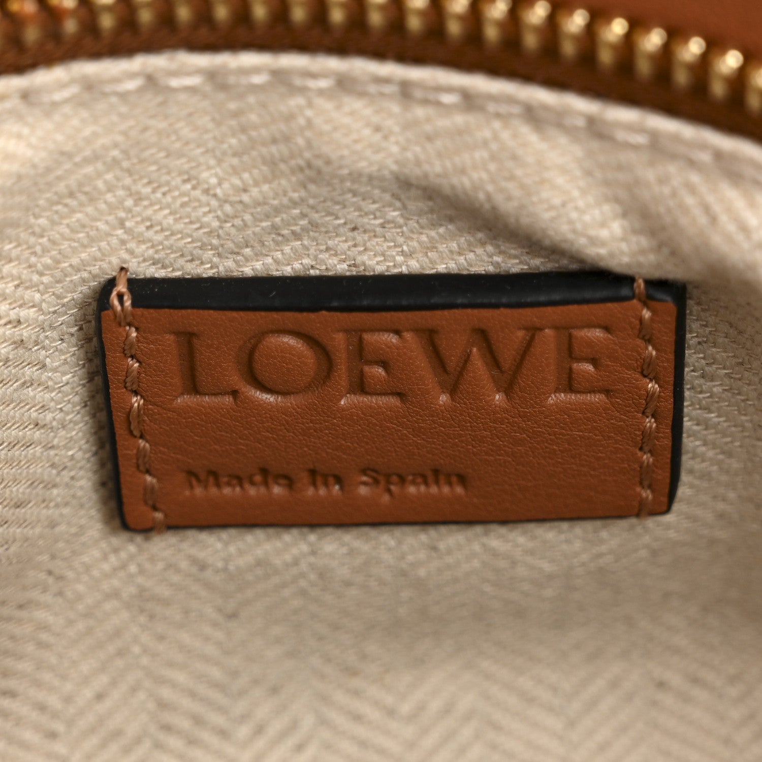 Loewe Calfskin Medium Puzzle Bag Tan Medium Pink 6 of 9
