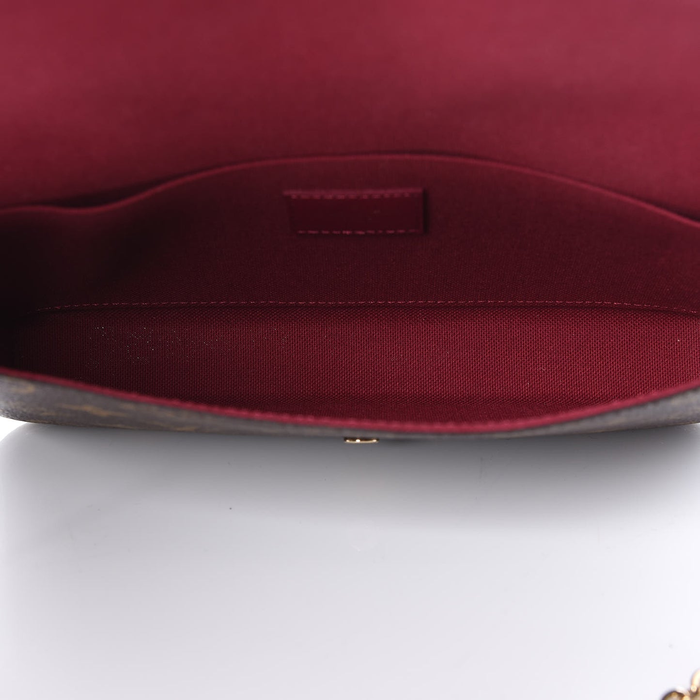 Monogram Pochette Felicie Chain Wallet Fuchsia