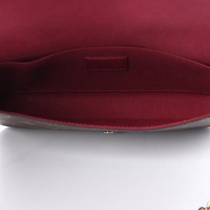Louis Vuitton Monogram Pochette Felicie Chain Wallet Fuchsia 11 of 23