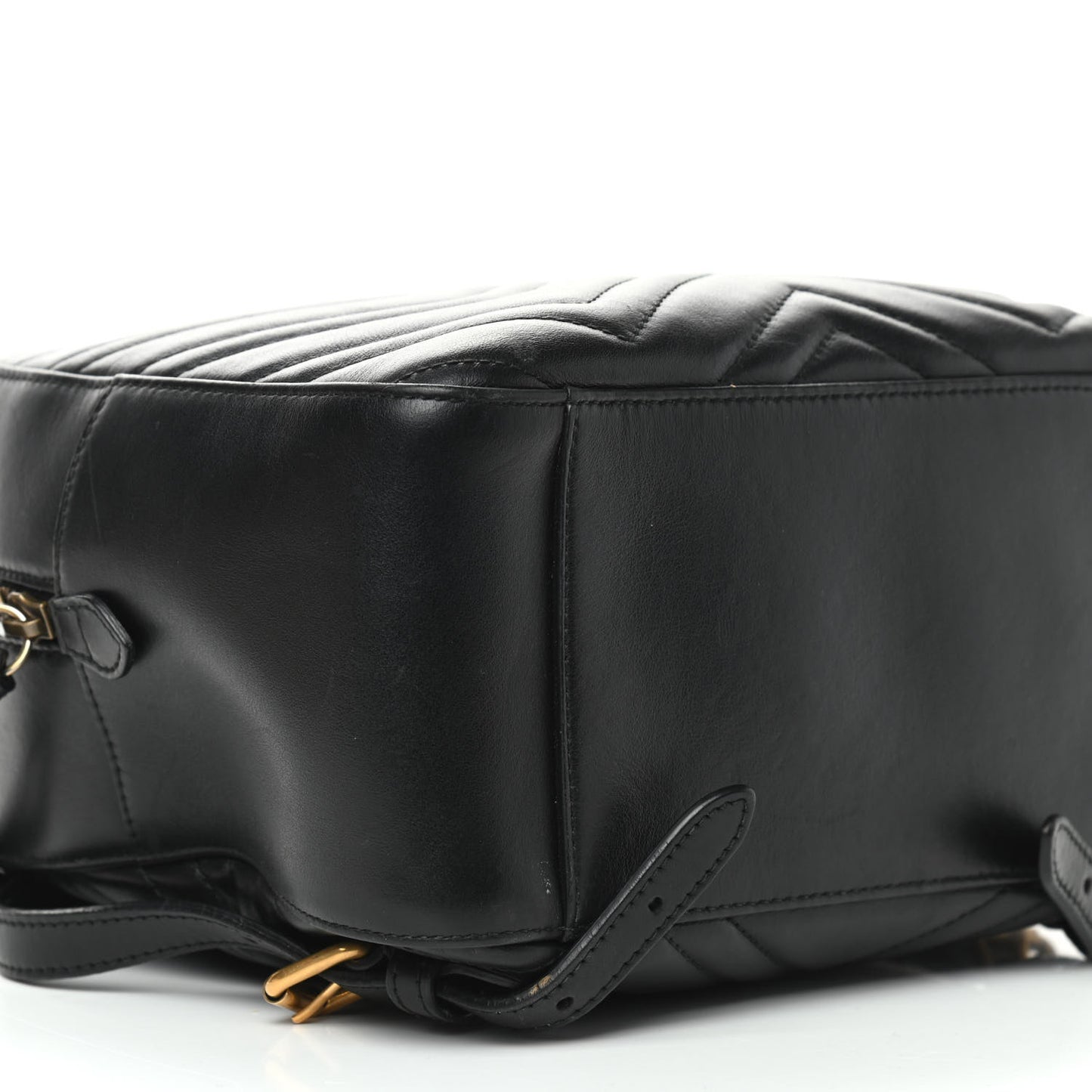 Calfskin Matelasse GG Marmont Dome Backpack Black