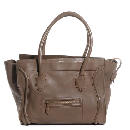 Celine Smooth Calfskin Shoulder Luggage Camel 1 of 10