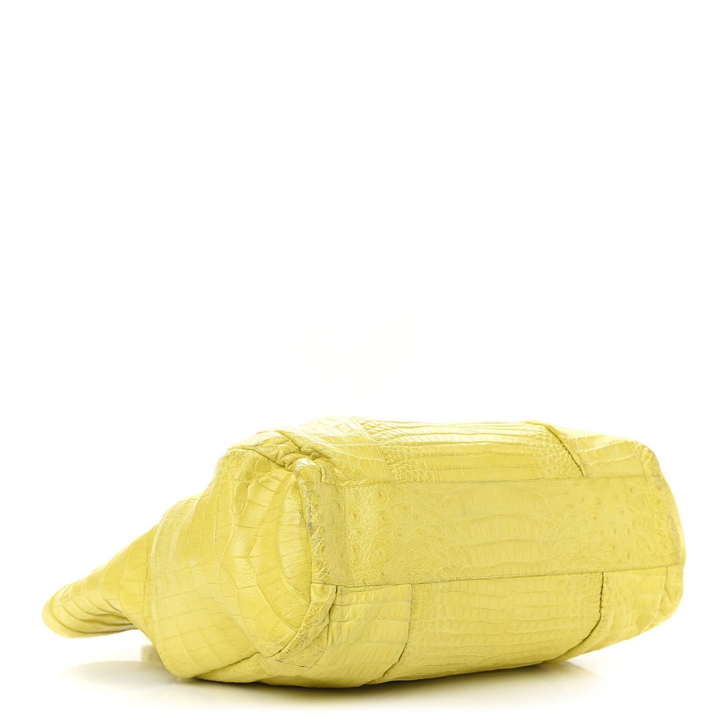 Crocodile Tote Yellow