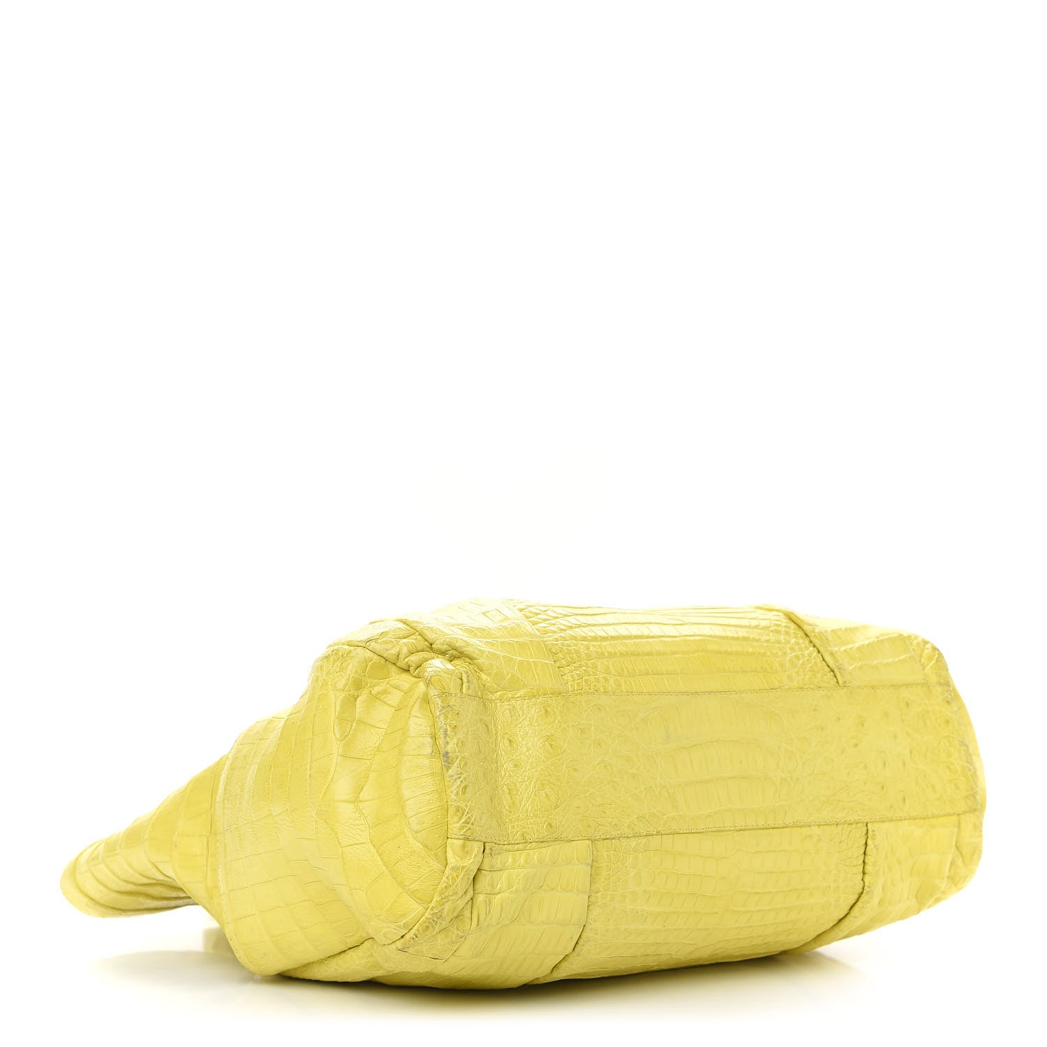 Nancy Gonzalez Crocodile Tote Yellow 4 of 11