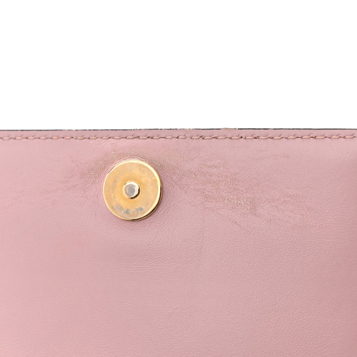 Calfskin Small My Rockstud Saddle Bag Rose Quartz