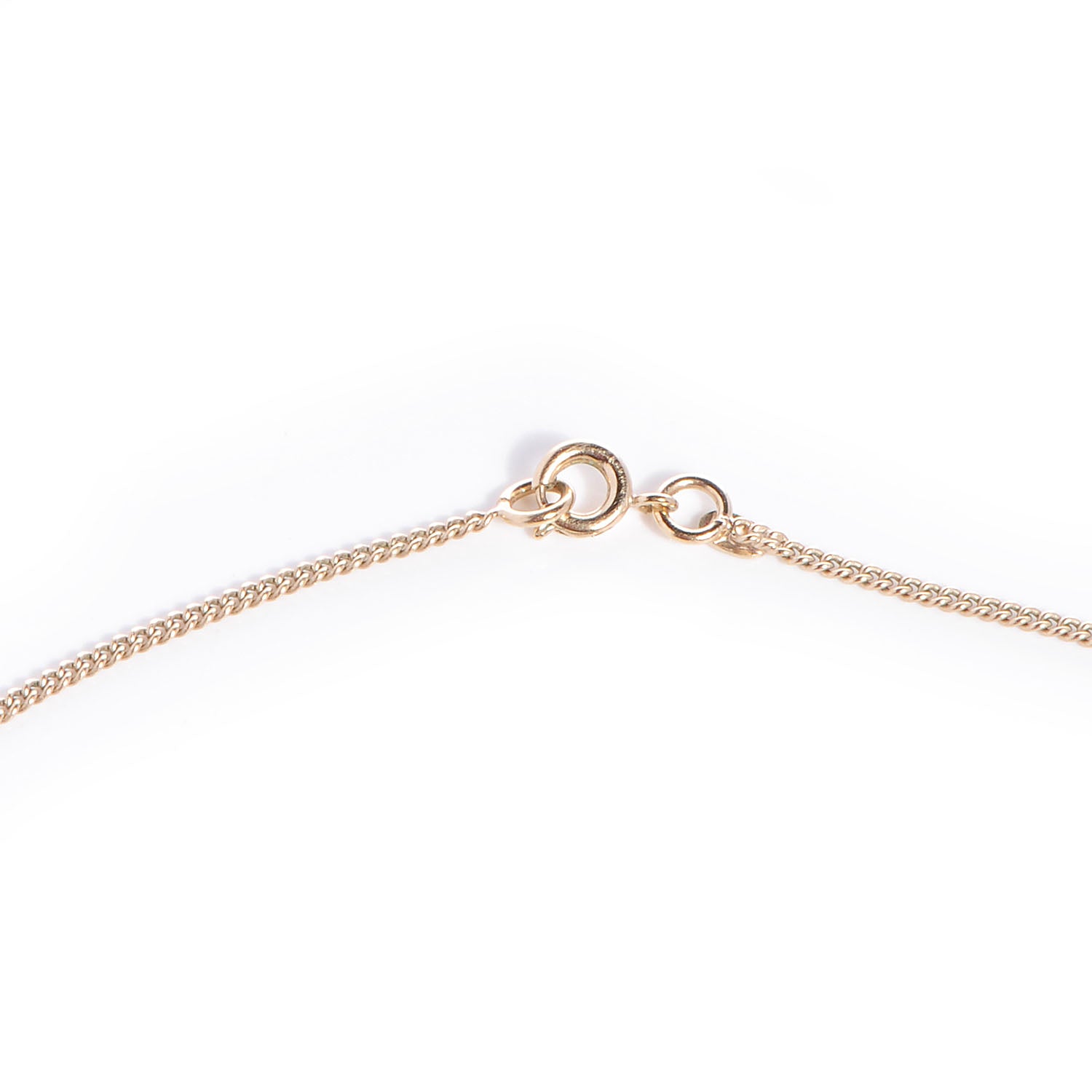 Chanel Crystal CC Necklace Gold 4 of 6