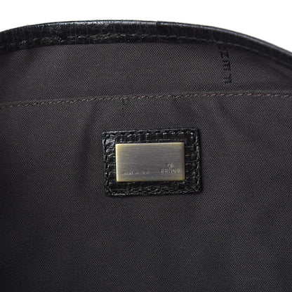 Fendi Zucca B Bis Flap Bag Tobacco Castagna 6 of 10
