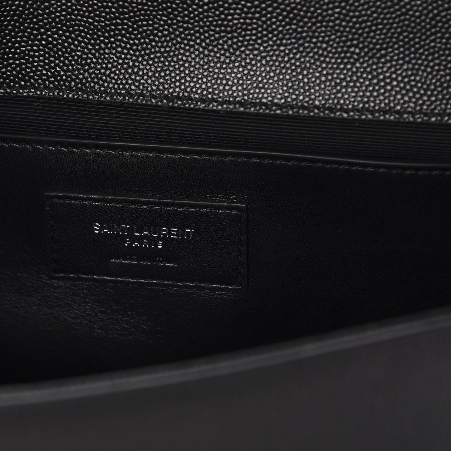 Grain De Poudre Monogram Cassandre Clutch Black