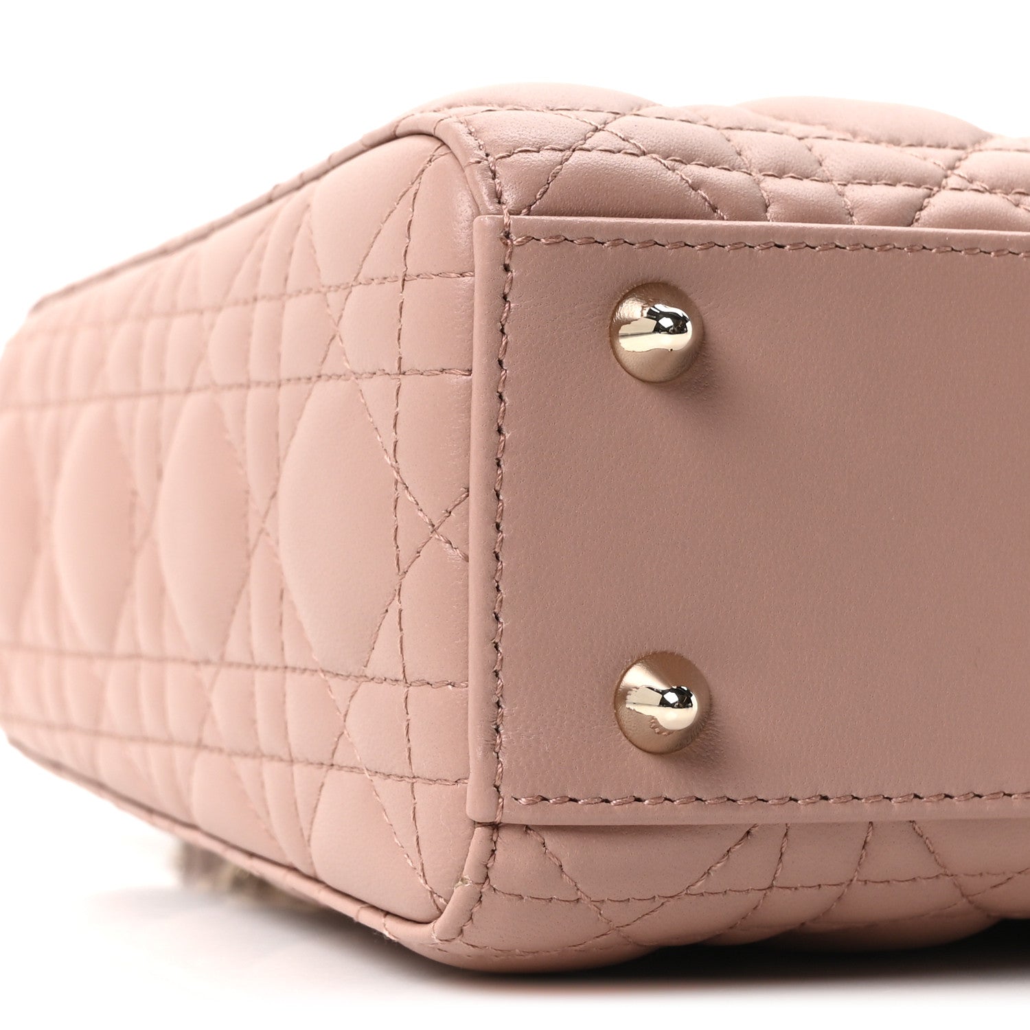 Christian Dior Lambskin Cannage Small Lucky Badges My Lady Dior Fard 9 of 11