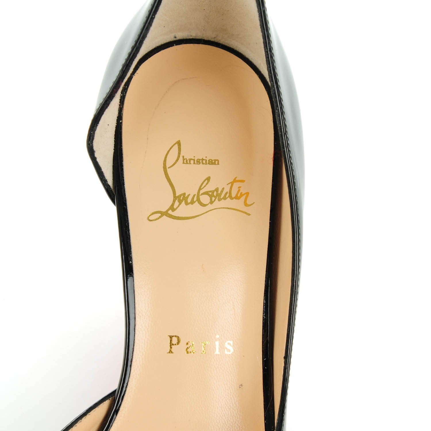 Christian Louboutin Patent Iriza 70 Pumps 36 Black 7 of 8