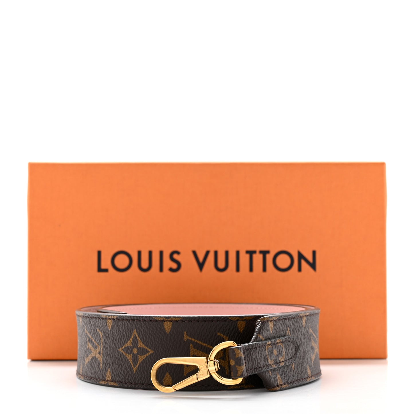 Monogram Bandouliere Shoulder Strap Rose Poudre