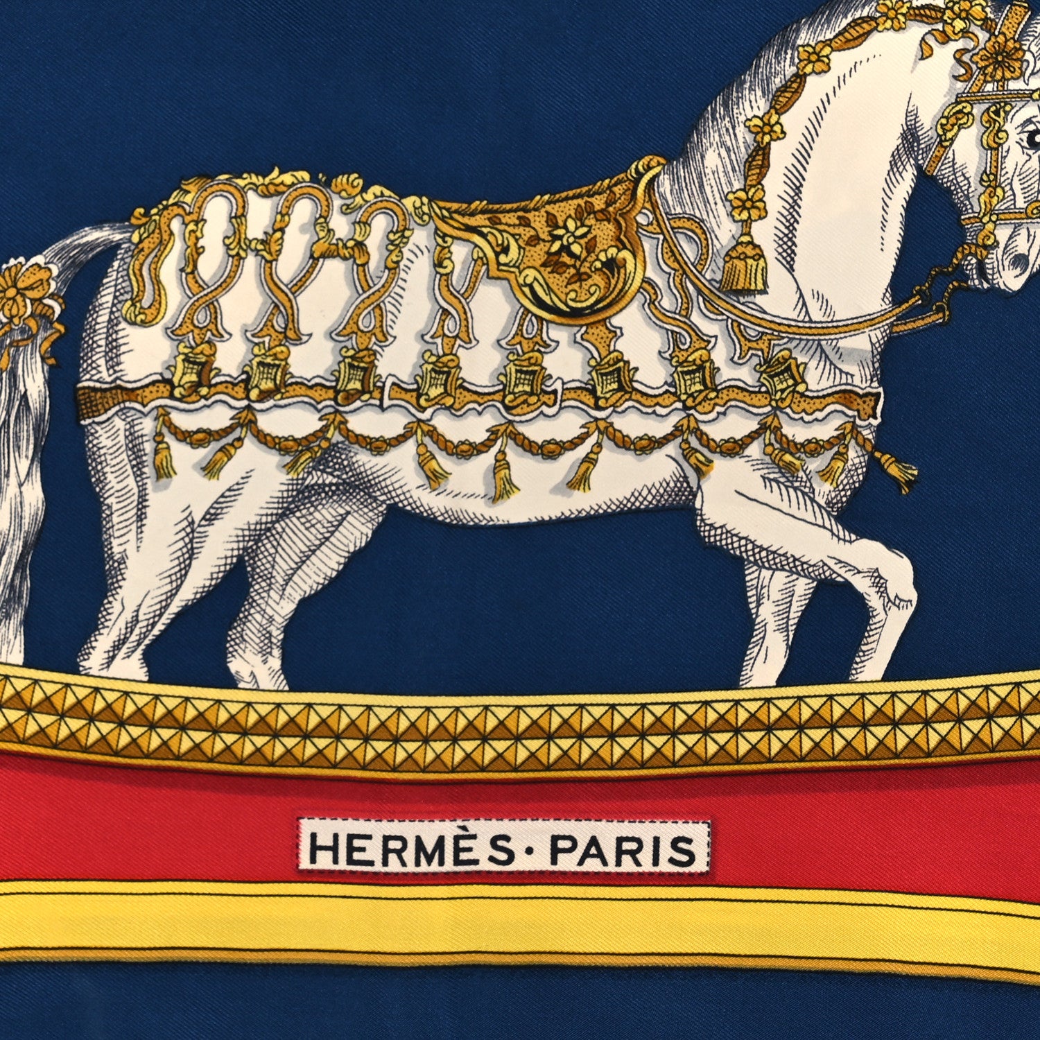 Hermes Silk Grand Apparat Forever Scarf 90 2 of 4
