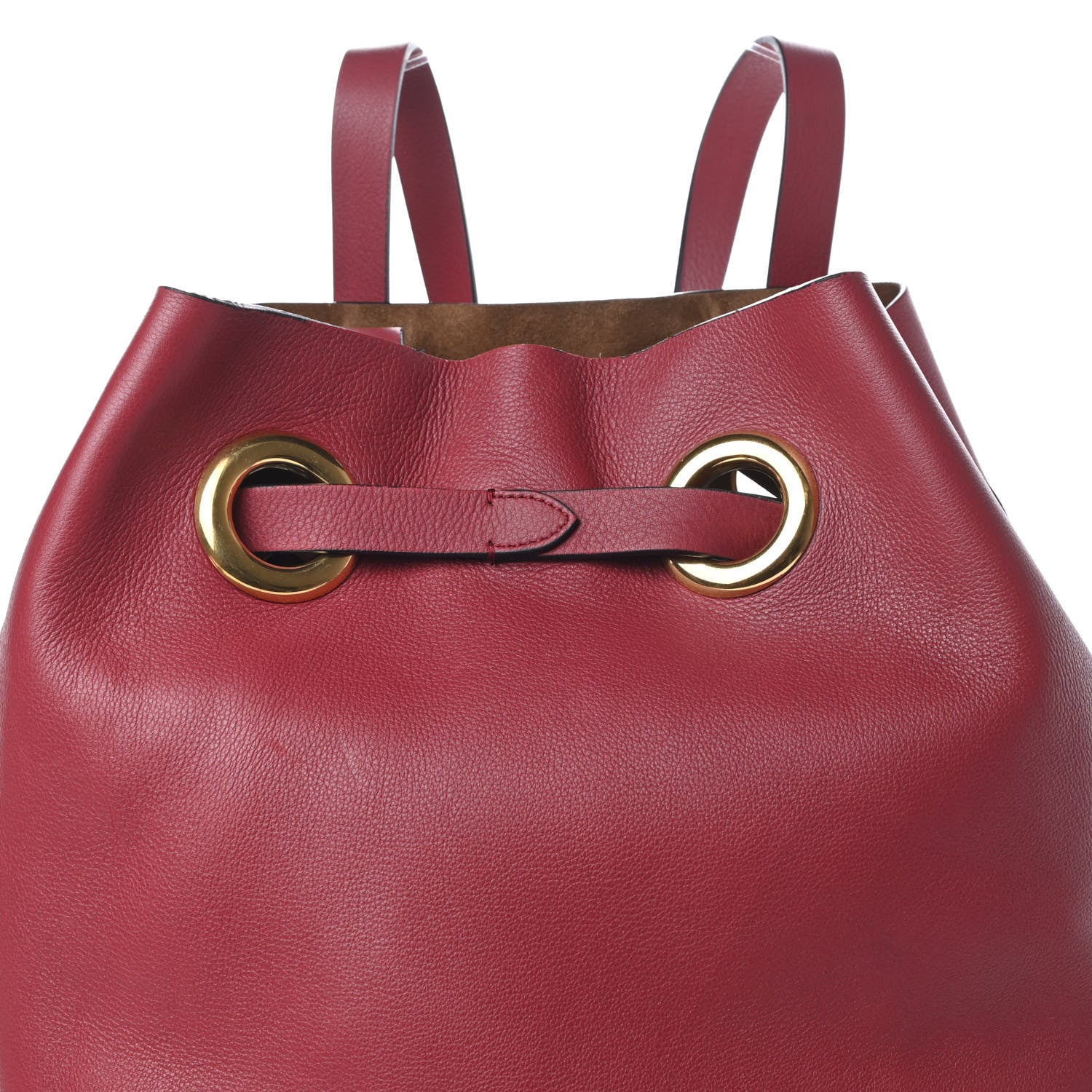 Burberry Calfskin Grommet Detail Backpack Crimson 6 of 10