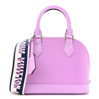 Louis Vuitton Epi Jacquard Alma BB Lilac 1 of 9